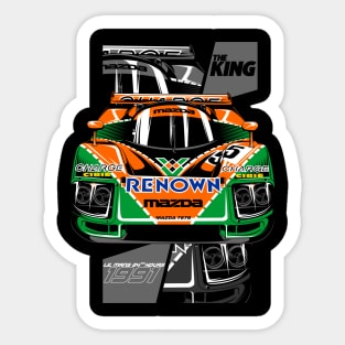 Mazda 787B Le Mans 91 Sticker